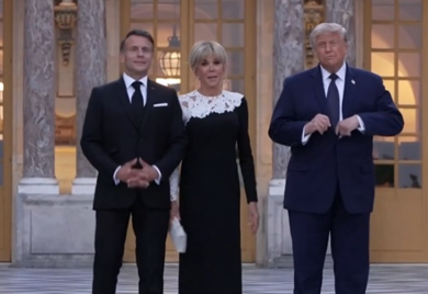 Večera u Versaju u čast Trampa i 250 godina američke nezavisnosti (VIDEO)