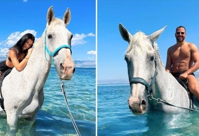 Ranč nudi kupanje u moru s konjima ( FOTO)