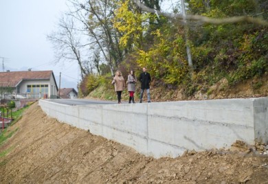 Sanirana klizišta na Paprikovcu