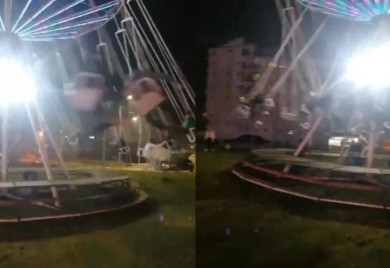 Ringišpil pun djece počeo da se ruši: Oglasio se vlasnik VIDEO