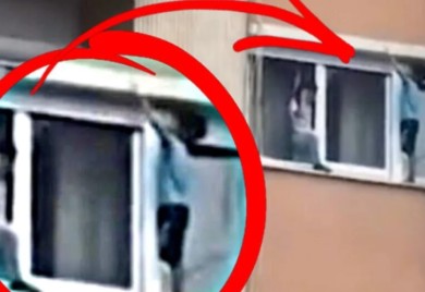 Izašli kroz prozor i hodaju po simsu: Djeca vise sa sedmog sprata zgrade VIDEO