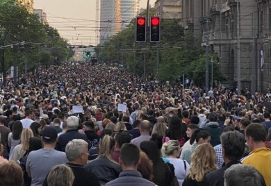 Poruka sa protesta u Beogradu: Želimo da živimo bez straha u svojoj zemlji