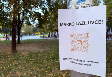 „Marko lažljivče! Nek svi vide kako si me varao“: Otkriveno šta stoji iza plakata o kojem bruji Zagreb