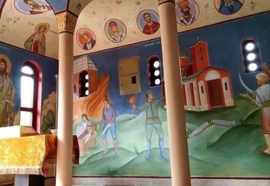 Muslimani pozivaju na linč pravoslavaca: "Sporne" freske u crkvi izazvale lavinu komentara mržnje na društvenim mrežama (FOTO)