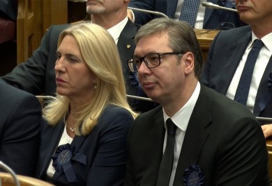 Cvijanovićeva i Vučić prisustvovali inauguraciji Milatovića