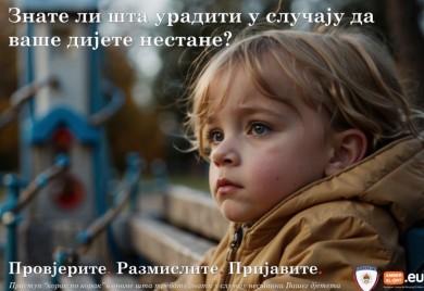 Šta uraditi ako vam nestane dijete u Srpskoj (VIDEO)