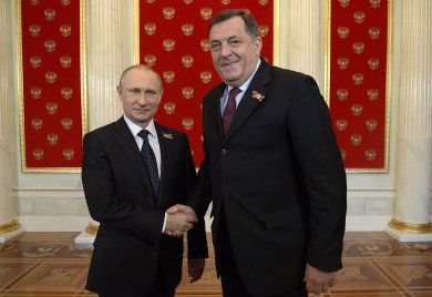 Dodik i Putin oči u oči: Ruski predsjednik poželio sreću Dodiku na izborima