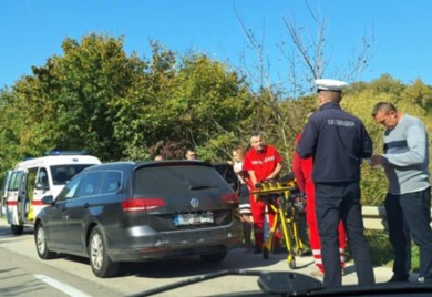 Sudar kod Banjaluke, Hitna odvezla povrijeđenu osobu
