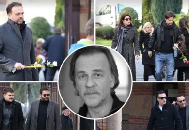 Glumci donijeli crvene i bijele ruže: Sahranjen Žarko Laušević