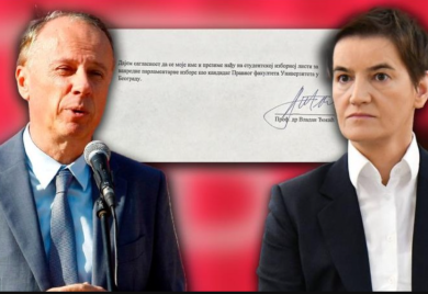 Rektor Univerziteta u Beogradu: Bila bi mi čast da sam na studentskoj listi, Brnabić: Podnesite ostavku