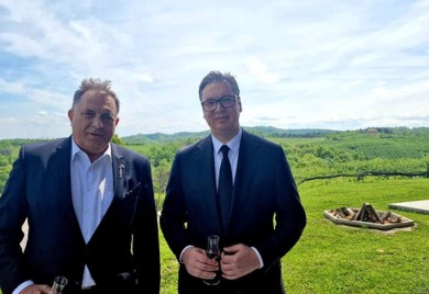 Dodik ugostio predsjednika Srbije u svom domaćinstvu na Kozari