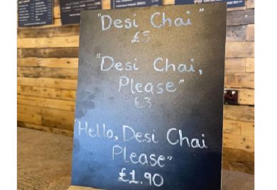 Kafić koji naplaćuje usluge po vašoj količini ljubaznosti