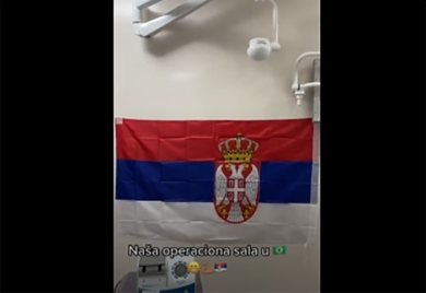 Doktorka iz Srbije napravila haos u Brazilu: Okačila zastavu Srbije u operacionu salu