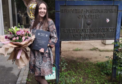 Dervenćanka Stefani Marjanović: Jedan od najboljih studenata u istoriji Univerziteta u Novom Sadu