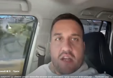 Drinićev video otkrio više nego što je planirao: Bez pojasa pred kamerom, sa porukom da pravila nisu za sve