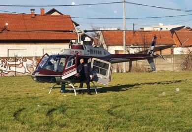 Pacijent helikopterom hitno transportovan iz Trebinja u Bijeljinu