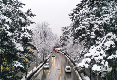 Sutra oblačno i suvo vrijeme: Slab snijeg u višim predjelima