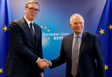 Dan D za odnose Beograda i Prištine: Sastanak Vučića sa Boreljom i Lajčakom