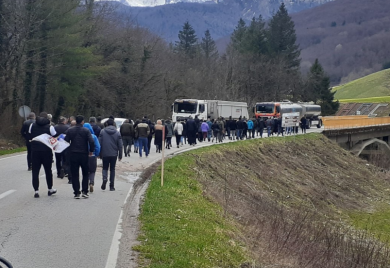 Traže isplatu zaostalih plata: Protestna šetnja radnika NP “Sutjeska”