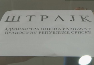 Radnici u pravosuđu Republike Srpske u štrajku