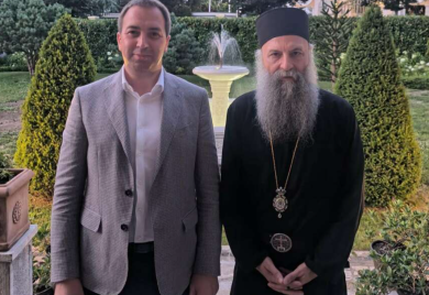 Zavjet čuvanja jedinstva srpskog naroda, vjere i tradicije: Selak razgovarao sa patrijarhom srpskim Porfirijem uoči Vidovdana