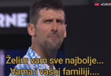 Tviterom se šire urnebesni prevodi Đokovićevog psovanja: “Divna ste publika”