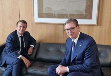 "EU potrebna snažna Srbija" Makron i Vučić uoči sastanka u Beogradu