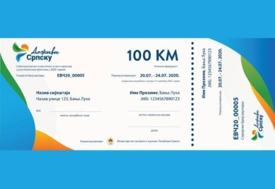 Građani Srpske od jula iskoristili 18.909 turističkih vaučera