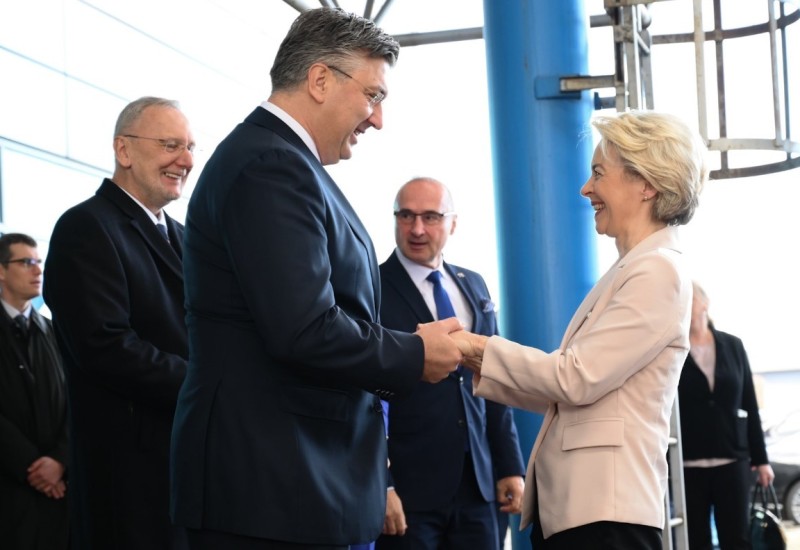 Ursula von der Leyen Plenkoviću na Bregani: ‘My Dear, Happy New Year‘