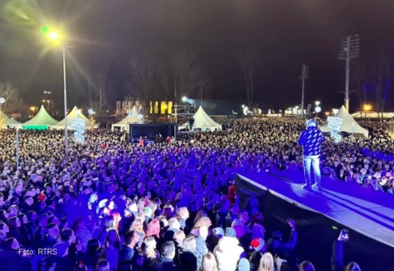 Banjaluka na spektakularan način ušla u Novu godinu