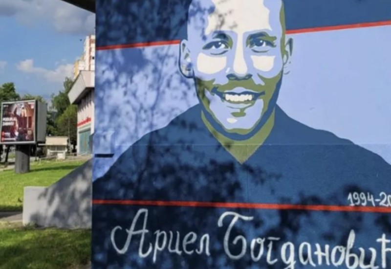 Oslikan mural u Boriku posvećen Banjalučaninu Arielu Bogdanoviću