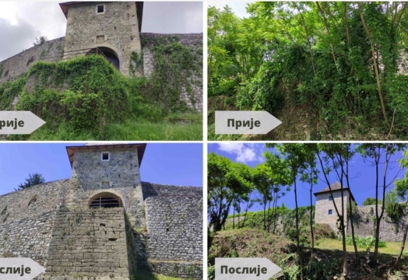 Uklonjena divlja vegetacija: Zasijale zidine Kastela