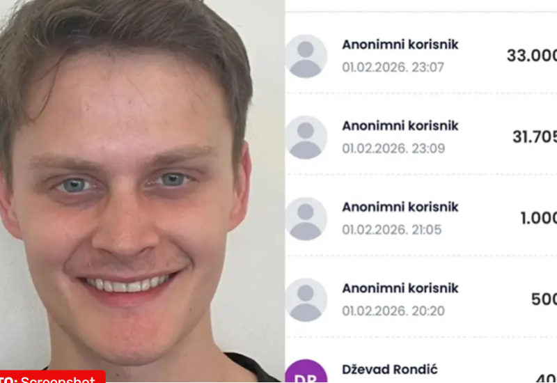 Neko je za liječenje mladića iz BiH uplatio 64.000 KM