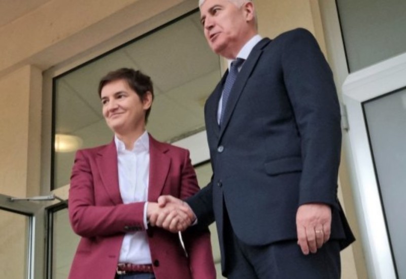 Brnabić stigla u Mostar, sastala se sa Čovićem