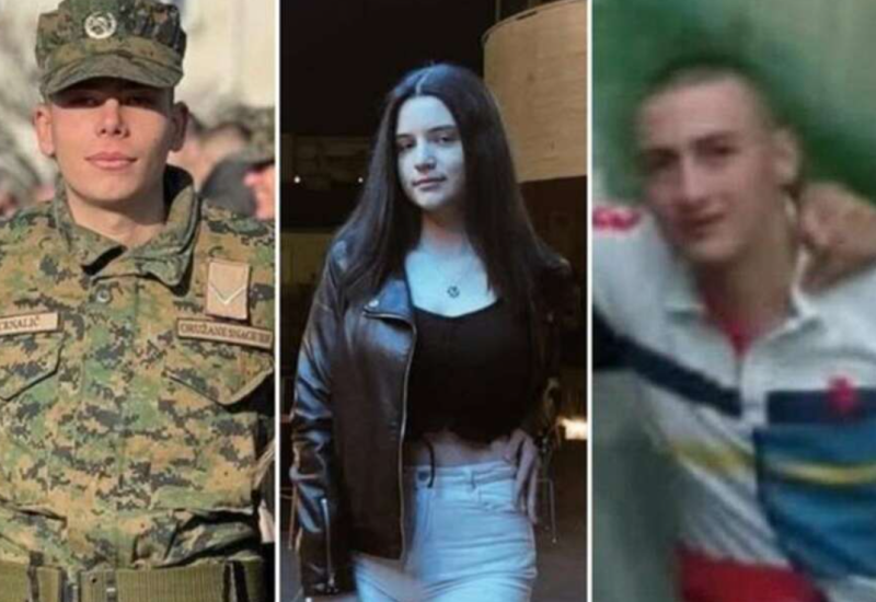 Posljednji ispraćaj pripadnika Oružanih snaga i djevojke koji su poginuli u teškoj saobraćajnoj nesreći