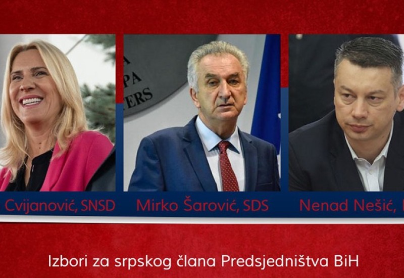Prvi rezultati za srpskog člana Predsjedništva po opštinama