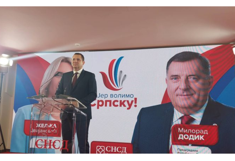 KOVAČEVIĆ: "Trend isti, Cvijanovićeva i Dodik vode, Borenović neozbiljan"