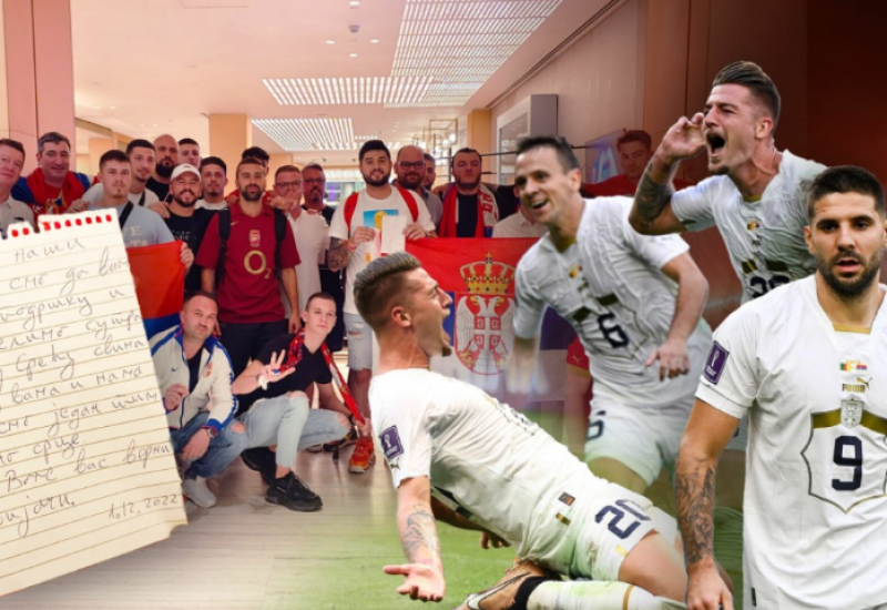 Prošvercovali je u svlačionicu: Navijači poslali posljednju poruku fudbalerima Srbije pred meč godine