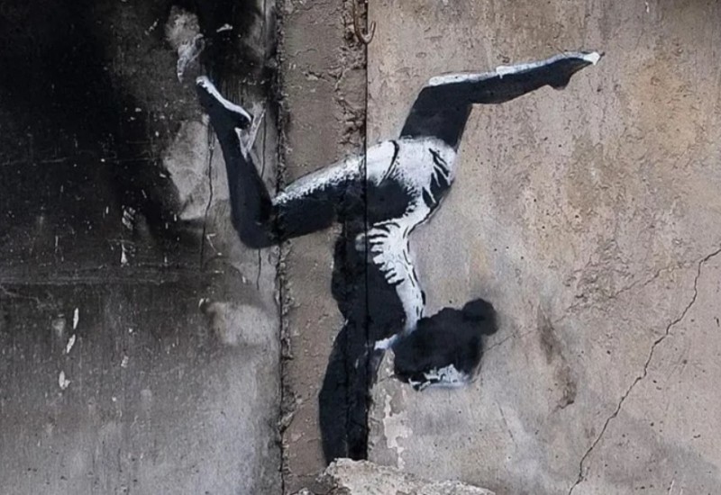 Muškarac ukrao Banksyjev mural iz Kijeva: Prijeti mu 12 godina zatvora