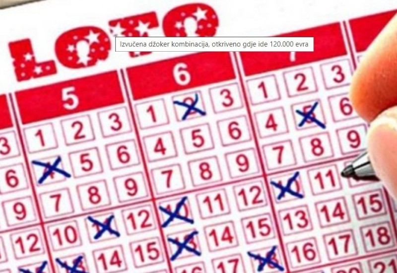 Izvučena džoker kombinacija, otkriveno gdje ide 120.000 evra