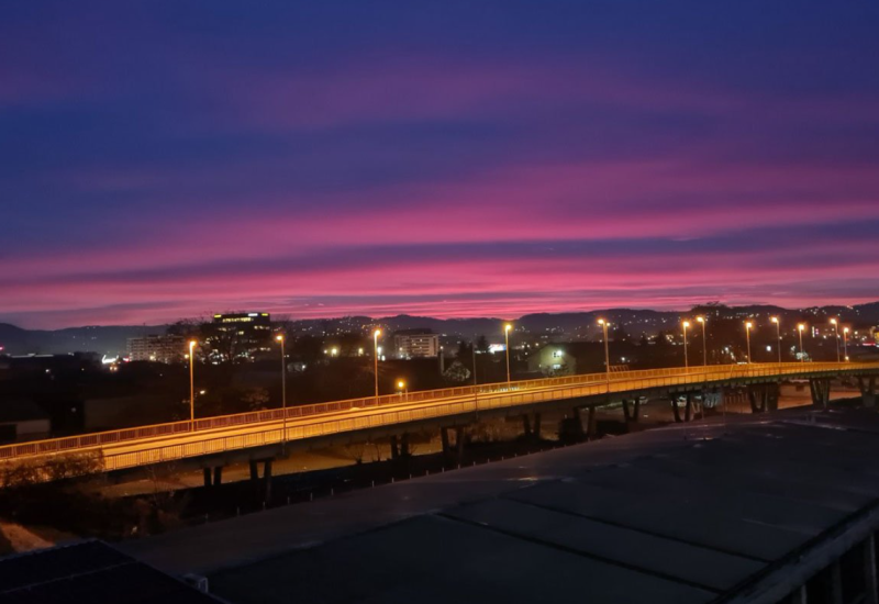 Prelijep prizor na nebu iznad Banjaluke