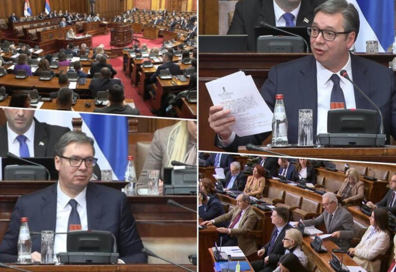 Skupština o KiM: Vučić objasnio šta se krije iza Kurtijevih šest uslova za ZSO