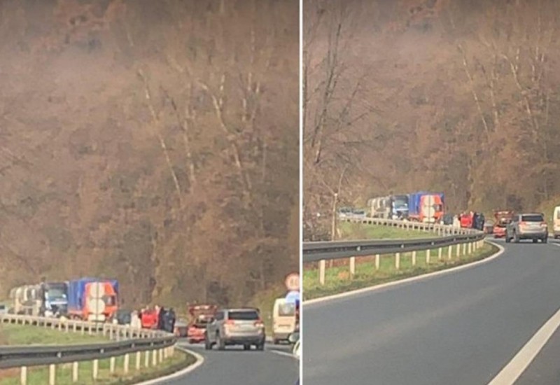 Saobraćajna nezgoda na putu M-17: Povrijeđene dvije osobe