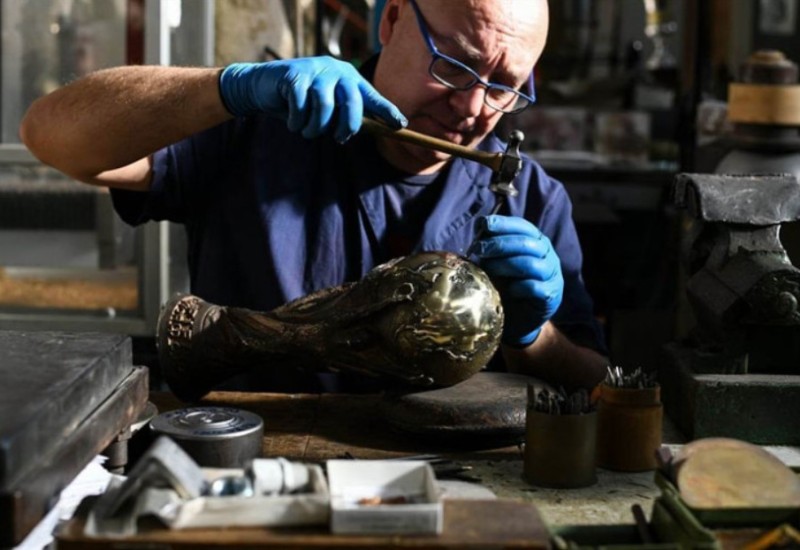 Fabrika koja proizvodi trofej Svjetskog prvenstva u fudbalu