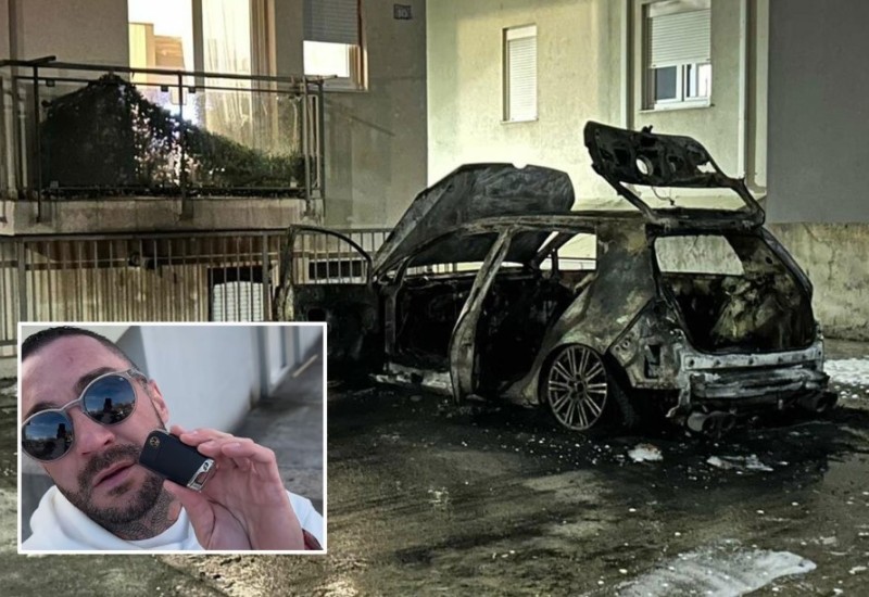 Zapaljen automobil crnogorskog influensera Jodžira: Vatra oštetila i stan