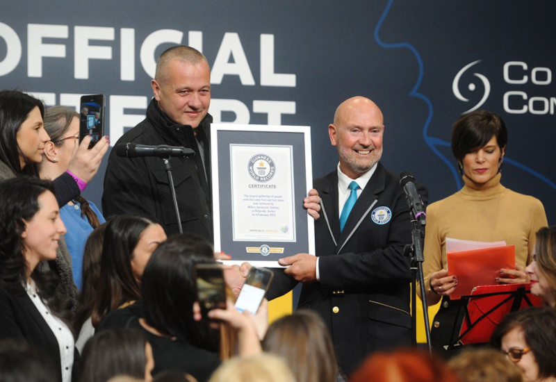 Ginisov rekord oborilo 256 Milica Jovanović na jednom mjestu