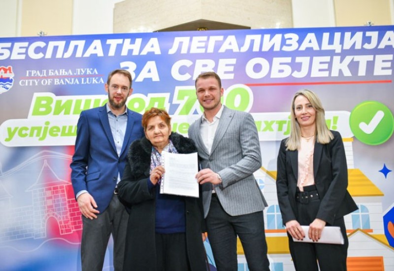 Gradonačelnik uručio rješenja o legalizaciji: Za pet mjeseci riješeno 700 zahtjeva