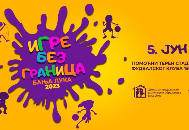 "Igre bez granica" poklon banjalučkim mališanima 5. juna