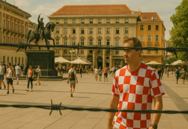 Vedrana Rudan: Thompson glumac, Zagreb logor