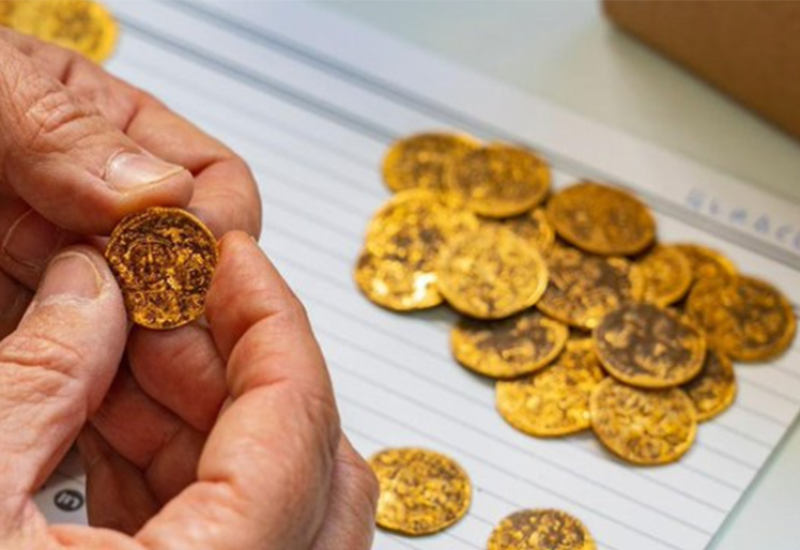 Zlatni novčići iz vizantijskog doba pronađeni u zidu